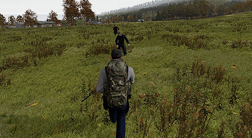 In case you provoke a small group of zombies, it's best to draw them away from any buildings (if there's no way of losing them) - Killing Zeds - Zombies from A to Zed - DayZ - Game Guide and Walkthrough