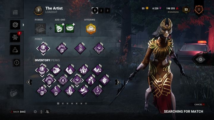 The unique power of The Artist is called Birds of Torment - Dead by Daylight: The Artist - perks, power - Dead by Daylight: Hunters - Dead by Daylight Guide