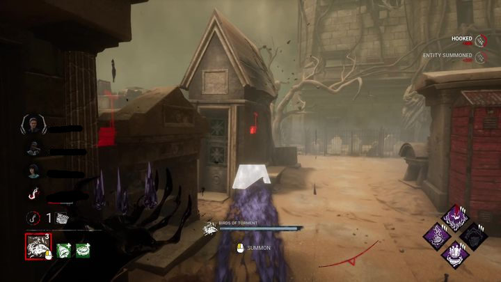 When you chase a Survivor, you also have to use your power - Dead by Daylight: The Artist - perks, power - Dead by Daylight: Hunters - Dead by Daylight Guide