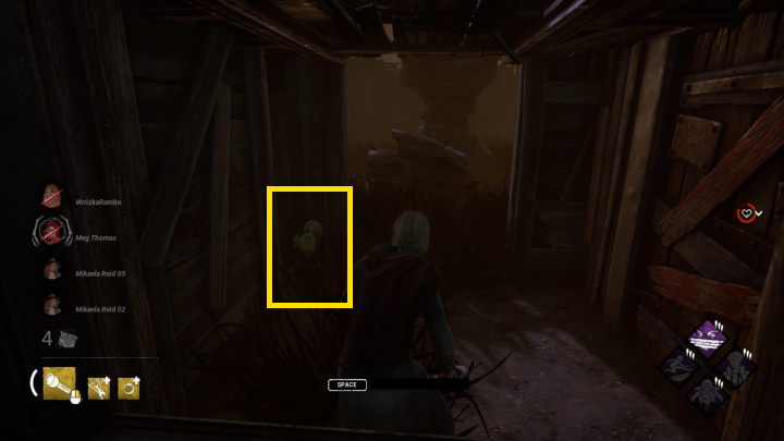 The remaining ones, however, are in the bushes surrounded by various structures - Dead by Daylight: Totems - hexes and blessings - Dead by Daylight: Basics - Dead by Daylight Guide