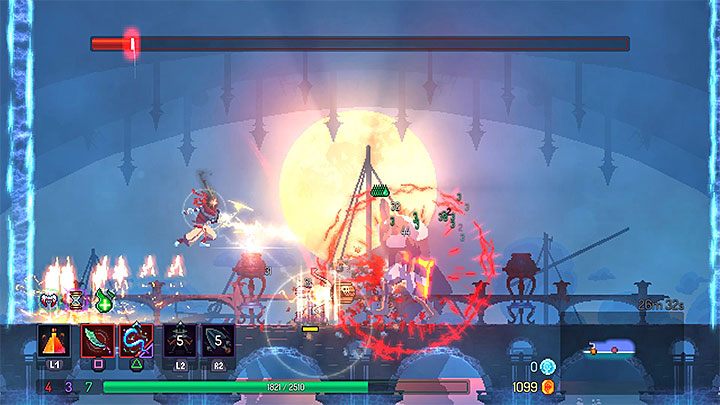 In addition to basic attacks, The Concierge also uses some more advanced movements - The Concierge Boss in Dead Cells - Bosses - Dead Cells Game Guide