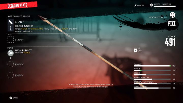 To correctly perform the throw you need a melee weapon - Dead Island 2: How to throw a weapon 35 meters away? - FAQ - Dead Island 2 Guide