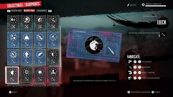 Blueprint name: Leech - Dead Island 2: Best blueprints - Basics - Dead Island 2 Guide