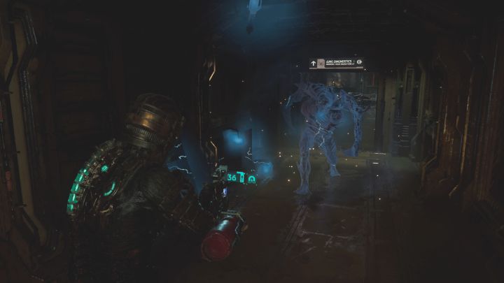 The Hunter will appear in the room - an elite type of Necromorph - Dead Space Remake: Lethal Devotion - Main missions - Dead Space Remake Guide