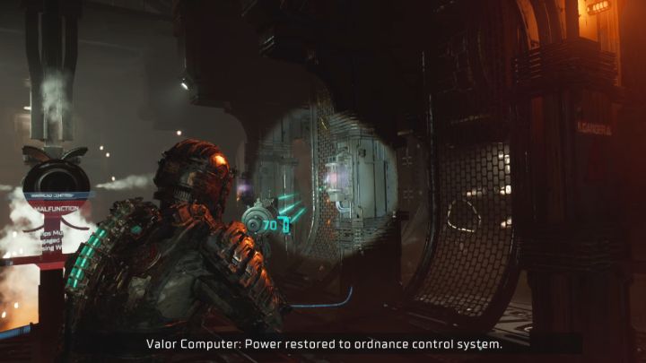 The next step is to destroy 6 fuses around the warhead - Dead Space Remake: Dead on Arrival - Main missions - Dead Space Remake Guide