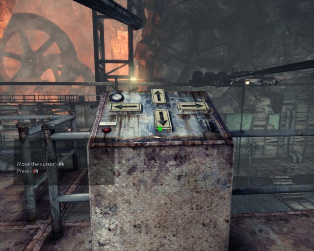 Move the hook to the left with this console. - Mines | Walkthrough - Walkthrough - Deadfall Adventures Game Guide & Walkthrough