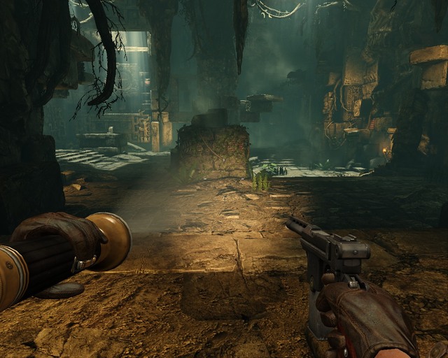 A whole lot of zombies will attack you in this room. Open the windows and the sun will burn them. - Mayan Tombs | Walkthrough - Walkthrough - Deadfall Adventures Game Guide & Walkthrough