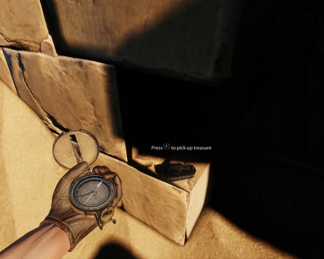 The second treasure, on the right side of the car. - Sand of Sakkara | Treasures - Treasures - Deadfall Adventures Game Guide & Walkthrough