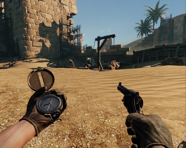Another one next to a crane. - Sand of Sakkara | Treasures - Treasures - Deadfall Adventures Game Guide & Walkthrough