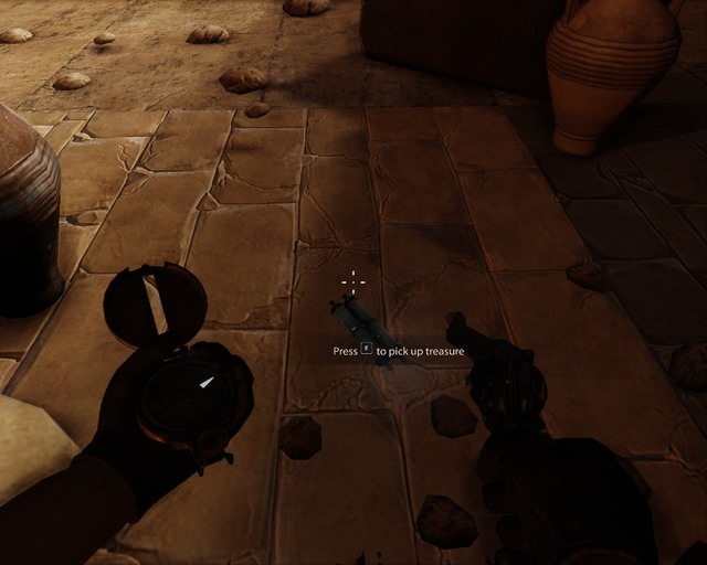 In a broken vase. - Sand of Sakkara | Treasures - Treasures - Deadfall Adventures Game Guide & Walkthrough