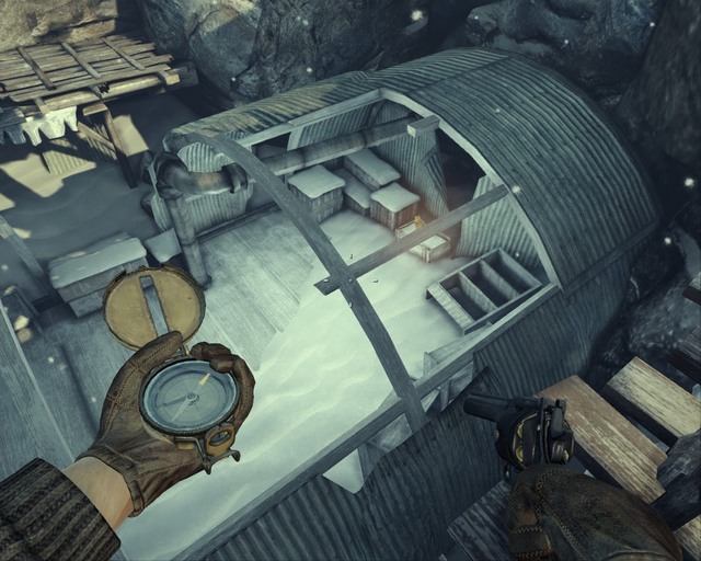 Treasure at the bottom, you can jump down there but getting out might be a problem. - Arctic Cave | Treasures - Treasures - Deadfall Adventures Game Guide & Walkthrough