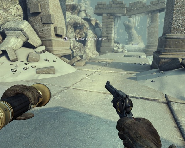 At the end of this road made of flagstones. - Arctic Cave | Treasures - Treasures - Deadfall Adventures Game Guide & Walkthrough