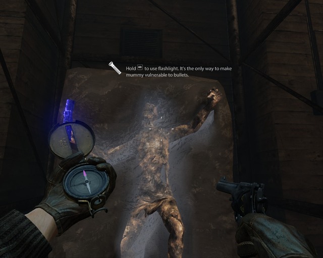 Your flashlight has enough power to melt that ice, watch out for the mummy. - Arctic Cave | Treasures - Treasures - Deadfall Adventures Game Guide & Walkthrough