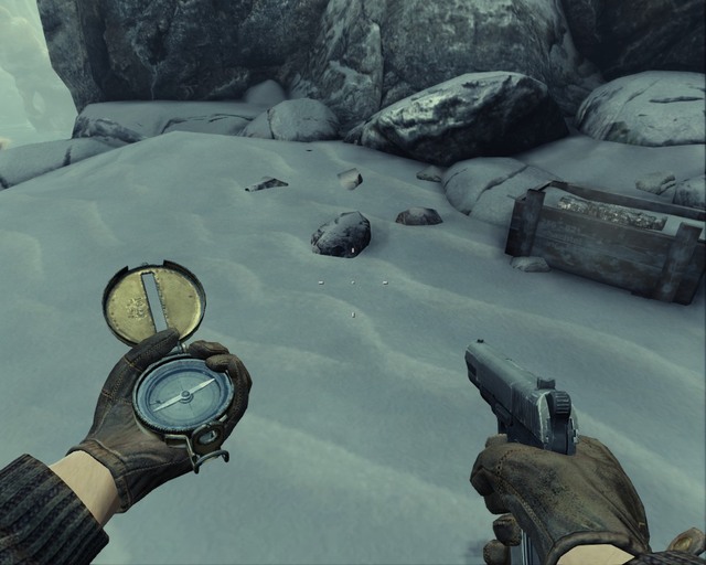 The statue is next to the mountains cliff, inside a crate - Arctic Cave | Treasures - Treasures - Deadfall Adventures Game Guide & Walkthrough