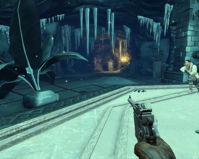 This way to the treasure, you just have to destroy the sarcophagi. - Ice Temple | Treasures - Treasures - Deadfall Adventures Game Guide & Walkthrough