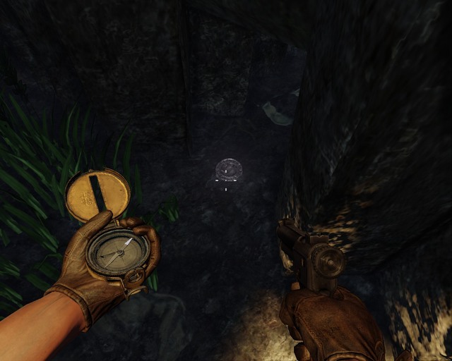 Coin under a stone platform. - Mayan Jungle | Treasures - Treasures - Deadfall Adventures Game Guide & Walkthrough