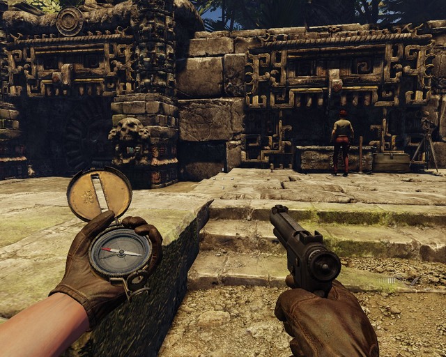 Turn around, youll see a statue. - Mayan Jungle | Treasures - Treasures - Deadfall Adventures Game Guide & Walkthrough