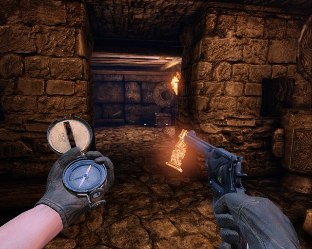 One of the huts on the left, after the first fight against the Guardian. - Mayan City | Treasures - Treasures - Deadfall Adventures Game Guide & Walkthrough