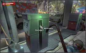 Take one of empty canisters and put it next to the petrol pump - Ashes to Ashes; Lazarus Rising - Sidequests - Dead Island Game Guide