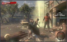 A last hydrant is located near the church (5) #1 - Drowned Hope; Drop by Drop - Chapter 5 - Dead Island Game Guide