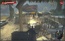 Use a ladder (1) and go up the roof - Soldier of Fortune; King of the Swamp - Chapter 11 - Dead Island Game Guide