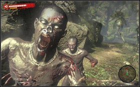 After leaving the tombs (1) she will show you a returning path to the both, far shorter than one you used before - Pure Blood; Hard Talk - Chapter 14 - Dead Island Game Guide