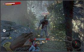 After reaching a part of the island with the lab Yerema will show you the way, which is a little bit longer and does not follow a main road leading to the Geo Pharm building - Pure Blood; Hard Talk - Chapter 14 - Dead Island Game Guide