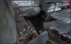 This time you have to get food from the kitchen, which is besieged by undead - Full Metal Jacket; Dantes Kitchen - Chapter 16 - Dead Island Game Guide