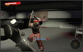 Go through the gate and keep moving towards the place, where the Butcher resides (3) - Acid Funk; Banoi Butcher - Sidequests - Dead Island Game Guide