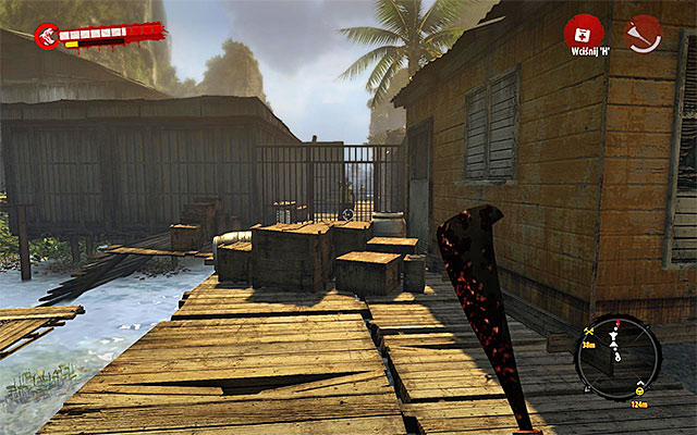 When you enter the village, move southern-east and remember to look around carefully, so the zombies wont surprise you - Ask about the boat | Chapter 2 - New Beginnings - Chapter 2 - New Beginnings - Dead Island Riptide Game Guide