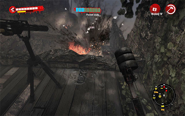 Use minigun until you run out of ammo - Defend Mission until the water is pumped out | Chapter 5 - Stalwart Defence - Chapter 5 - Stalwart Defence - Dead Island Riptide Game Guide