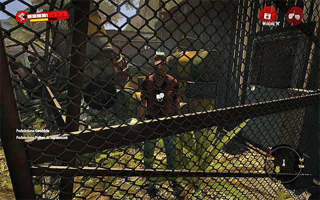When all zombies are dead, approach the net and talk with Brian - Rescue Brian | Side missions - Jungle - Side missions - Jungle - Dead Island Riptide Game Guide