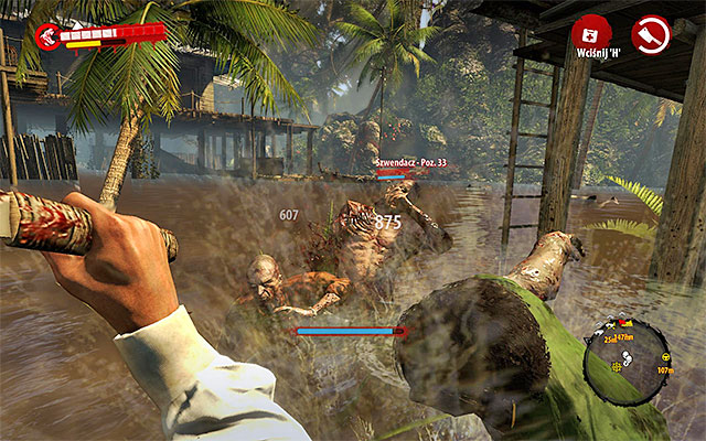 Eliminate all Walkers and Infested around the building with Stanley - Rescue Stanley | Side missions - Jungle - Side missions - Jungle - Dead Island Riptide Game Guide