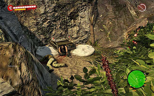 Approach the place where the Thug was standing and turn west - Proximity | Side missions - Jungle - Side missions - Jungle - Dead Island Riptide Game Guide