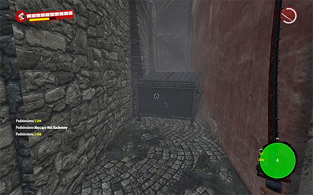 Now you can search an area on south and west from here (for example workshop, pharmacy and normal building) but its dangerous - there is a Ram nearby - Reach the Docks | Chapter 12 - With the Tide - Chapter 12 - With the Tide - Dead Island Riptide Game Guide