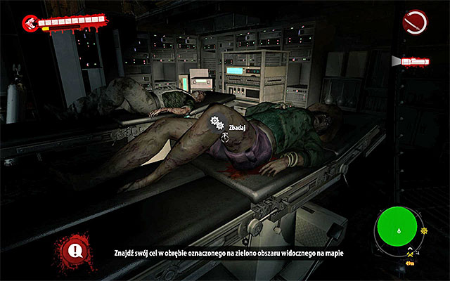 At the very end, approach mutated bodies lying on the tables and examine one of them - Search the laboratory | Chapter 13 - With the Tide - Chapter 13 - With the Tide - Dead Island Riptide Game Guide