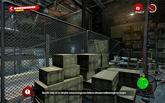 A net separates you from the boat, so you have to climb using crates shown on the screen above - Launch the boat | Chapter 13 - With the Tide - Chapter 13 - With the Tide - Dead Island Riptide Game Guide