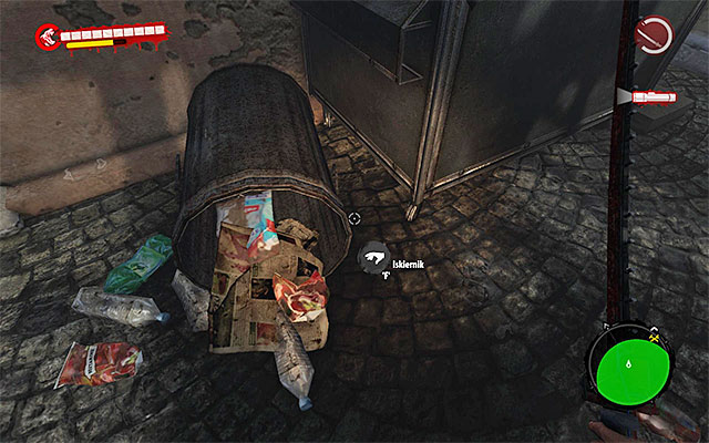 Spark gap lies on the ground, at one of the bins - Memories | Side missions - Henderson - Side missions - Henderson - Dead Island Riptide Game Guide