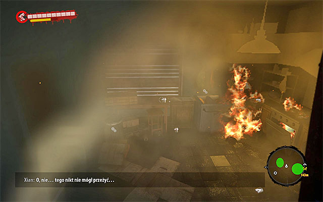 Enter the main room and notice smoke and traces of fire - Family Ties | Side missions - Henderson - Side missions - Henderson - Dead Island Riptide Game Guide