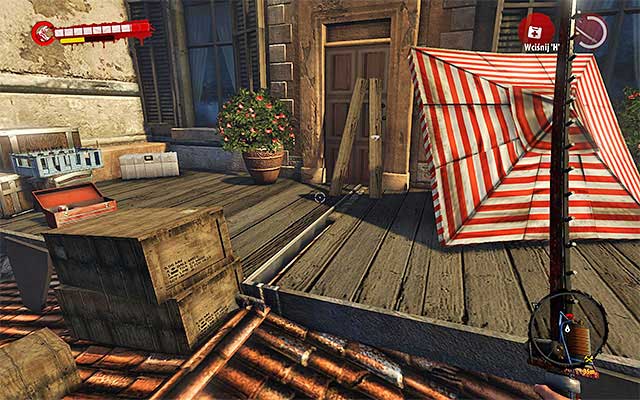 Turn left and approach boards blocking an entrance - On the Edge | Side missions - Henderson - Side missions - Henderson - Dead Island Riptide Game Guide