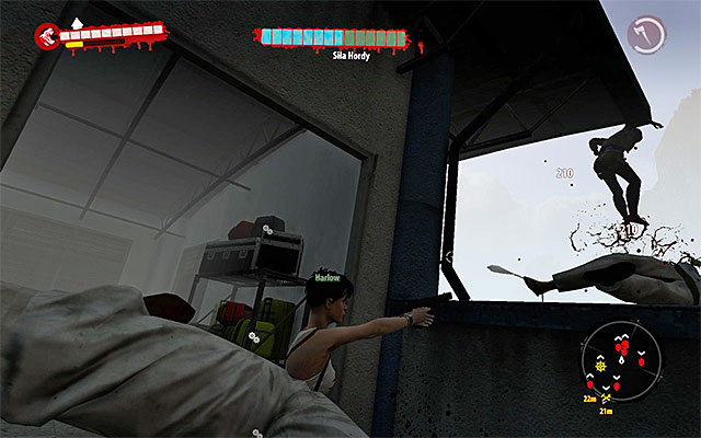 In the next part youll be unpleasantly surprised, as the zombies start getting into the camp by a roof (screen above) - Survive until the arrival of ferry | Chapter 7 - Terminal Siege - Chapter 7 - Terminal Siege - Dead Island Riptide Game Guide