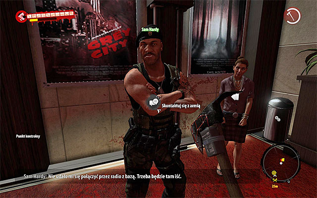 You should definitely spare some time for healing, equipment and supplies - Talk with Sam Hardy | Chapter 9 - Militarized Zone - Chapter 9 - Militarized Zone - Dead Island Riptide Game Guide