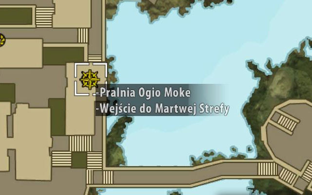 This mission requires eliminating zombies in Dead Zone in Ogio Mokes Laundry - Kill Ogio Blindspot Moke | Side missions - Henderson - Side missions - Henderson - Dead Island Riptide Game Guide