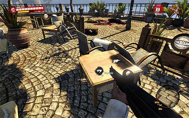 Be careful, as the square should be guarded by at least one Screamer - Recordings - Henderson | Secrets - Secrets - Dead Island Riptide Game Guide