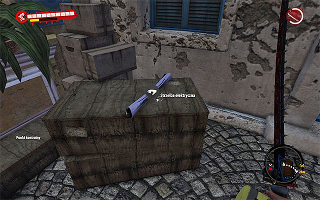 Find an upper balcony, where you see Eve connected with a sidequest The Dead Cant Dance - Modifications - Henderson (2) | Secrets - Secrets - Dead Island Riptide Game Guide