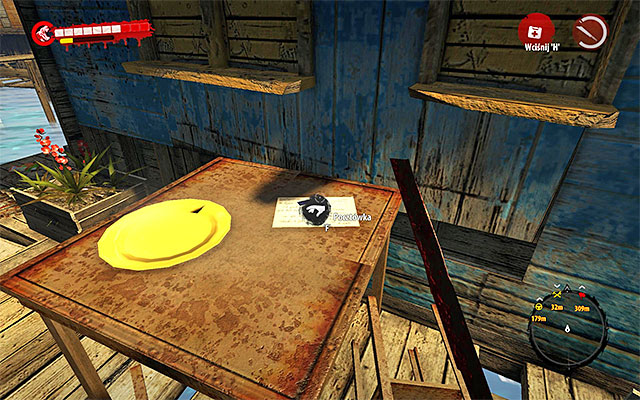 Localize the proper cottage and pick up a Postcard from the table in front of it - Postcards - Jungle | Secrets - Secrets - Dead Island Riptide Game Guide