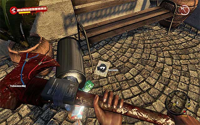 When you get nearby the bank, look for it - it lies at one of benches - Postcards - Henderson | Secrets - Secrets - Dead Island Riptide Game Guide