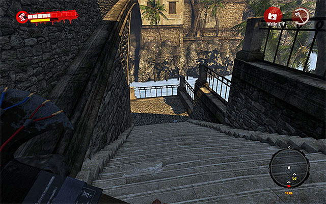 Use a bridge on east from Ferry Station and head south - Postcards - Henderson | Secrets - Secrets - Dead Island Riptide Game Guide