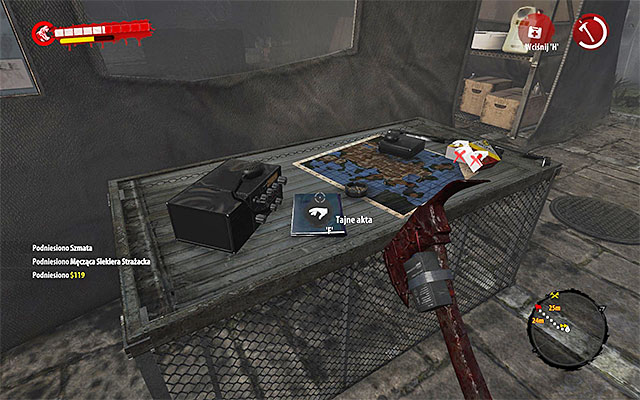 Enter the fenced area with few tents - Secret Files - Henderson | Secrets - Secrets - Dead Island Riptide Game Guide