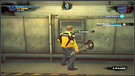 After getting acquainted with everything, leave the room and turn right - Prologue - p. 1 - Main missions - Dead Rising 2 - Game Guide and Walkthrough